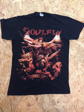 Music merch Soulfly 2016 tour band t-shirt with dates on back size small